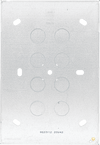 BG HGS912 Nexus Grid 9 and 12 Gang Triple Flush Mount Box