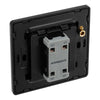 BG Evolve Matt Blue Intermediate Edge to Edge Rocker Switch PCDDB13EB with 35mm Steel Back Box