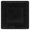 BG Evolve Matt Black Single Blank Plate PCDMB94B with 35mm Steel Back Box