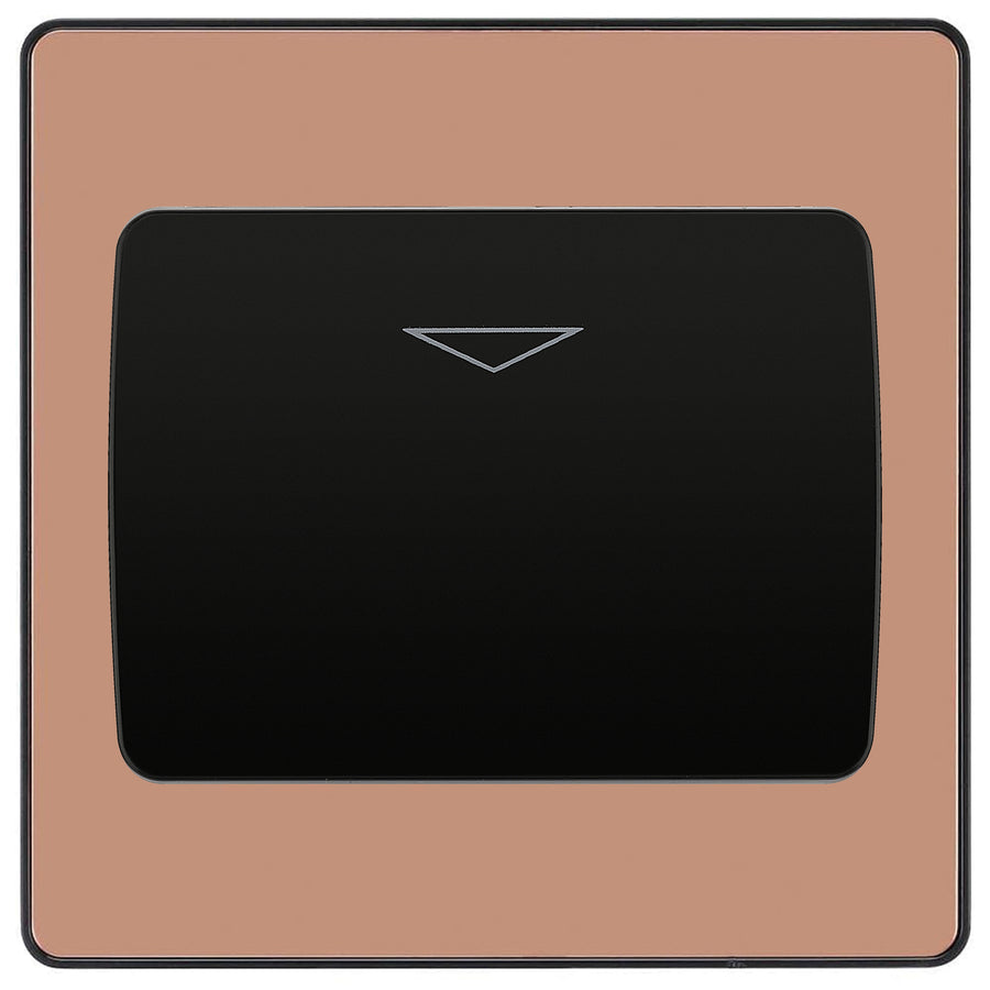 BG Evolve Polished Copper Hotel Key Card Switch PCDCPKYCSB
