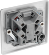 NBS55 Back - This 13A fused and unswitched connection unit from British General provides an outlet from the mains containing the fuse ideal for spur circuits and hardwired appliances.