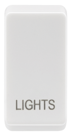 BG Evolve RRLTPCDW Grid Rocker Printed (LIGHTS) - White