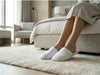 Corby Rossendale Closed Toe Disposable Slippers in White, Qty 100