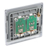 BG Nexus Polished Chrome 2 Gang Co-Axial Socket NPC61 with 35mm Steel Back Box