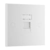 BG 9RJ45/1 Moulded Square Edge | White | 1 Gang RJ45 Screw Terminal Telephone Socket