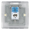 BG Nexus Antique Brass Single Slave Telephone Socket NABBTS1 with 25mm Steel Back Box