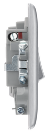 NBS53 Side  - This 13A fused and switched connection unit with power indicator from British General provides an outlet from the mains containing the fuse ideal for spur circuits and hardwired appliances.