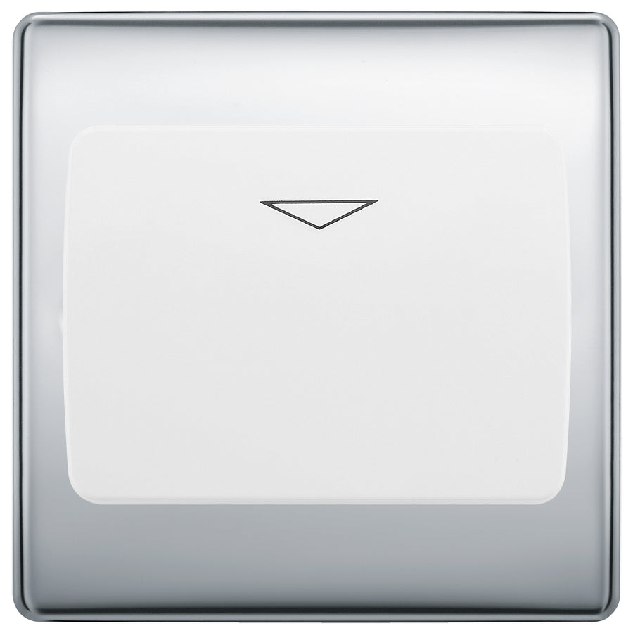 BG Nexus Metal Polished Chrome Key Card Switch NPCKYCSW