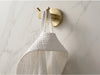 Corby Harrogate Double Clothes Hook in Brushed Brass