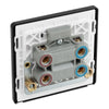 BG Evolve Matt Black 45A DP Single Plate + Neon PCDMB74B with 35mm Steel Back Box
