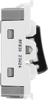 BG RFB30 Nexus Grid | Matt Black | 20AX 2 Pole Switch Module
