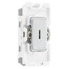 BG RBS30KY Nexus Grid Brushed Steel 20A 2 Pole Key Switch Module