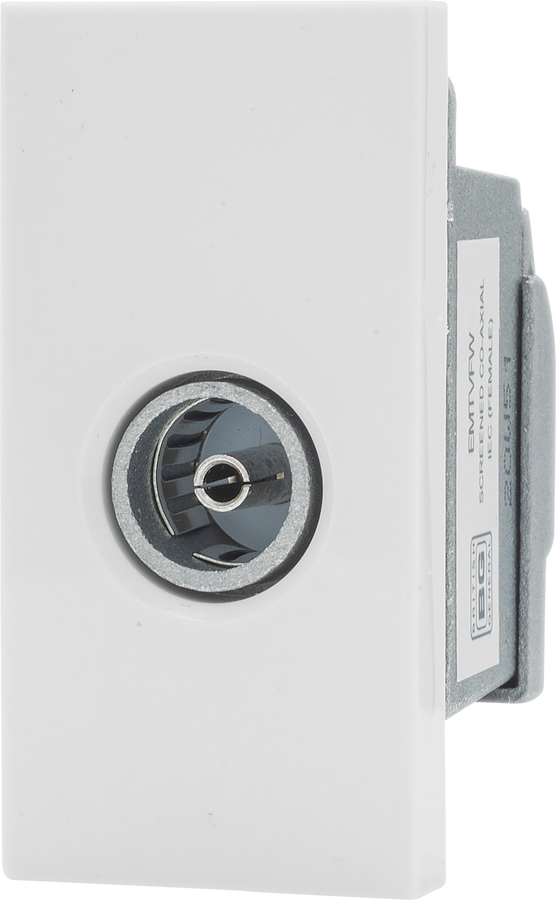 BG Nexus White EMTVFW Screened TV Outlet Euro Module Female– The ...
