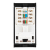 BG Nexus Black EMRJ45C5EB CAT5E RJ45 Outlet Euro Module IDC Data Socket Ethernet