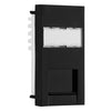 BG Nexus Black EMRJ45C5EB CAT5E RJ45 Outlet Euro Module IDC Data Socket Ethernet