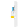 BG 9BTM/1 Moulded Square Edge | White | 1 Gang Screw Terminal Master Telephone Socket