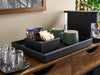 Corby Highland Standard Tray in Black Leather