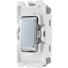 BG RPC12C Nexus Grid Polished Chrome 20AX 2 Way 1 Pole Centre-Off Switch Module