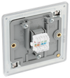 FBSRJ451 Back - This RJ45 ethernet socket from British General uses an IDC terminal connection and is ideal for home and office providing a networking outlet with ID window for identification. 