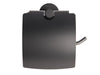 Corby Harrogate Toilet Roll Holder with Cover in Black