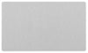 BG Evolve PCDBS95W Double Blank Plate - Brushed Steel (White)