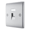 BG Nexus Brushed Steel 1 Gang RJ45 Single Data Outlet NBSRJ451 with 35mm Steel Back Box