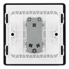 BG Evolve Polished Copper 1 Gang 20A 16AX 2 Way Light Switch PCDCP12B with 25mm Steel Back Box