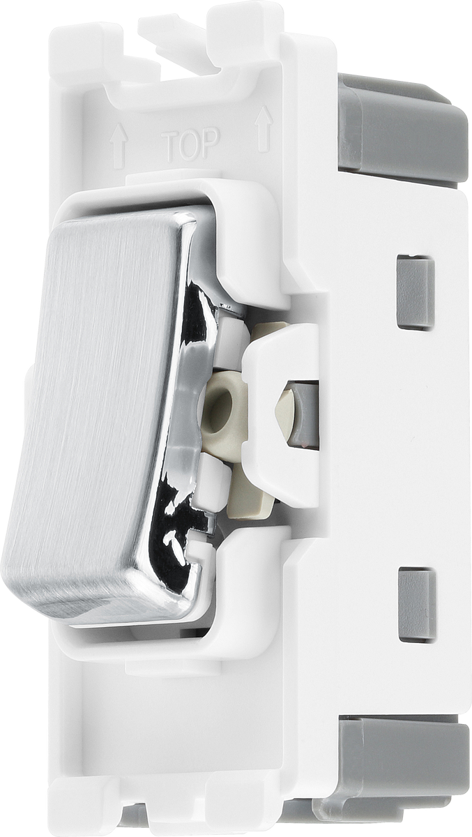 BG RBS13 Nexus Grid Brushed Steel 20AX Intermediate Switc...– The ...