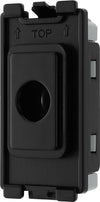 BG RPCDBFLEX Evolve Grid Black 10mm Flex Outlet Module