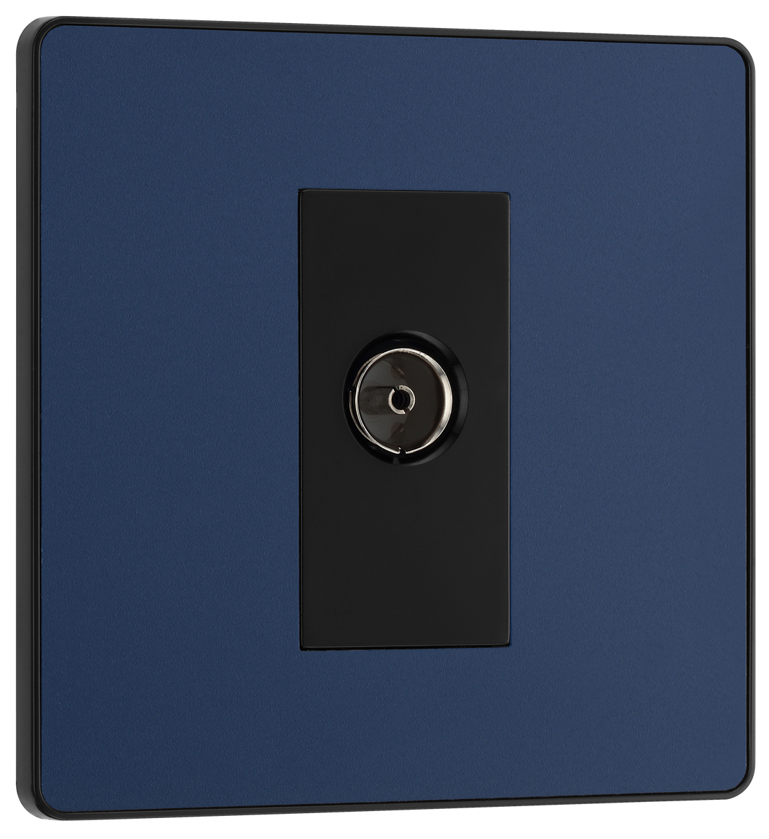 Internal Outlet Blue BG PCDDB60B Matt Blue Evolve Co-Axial Socket Outlet - Bla...– The ...