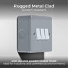 BG MC543 Metal Clad 20A 16AX 2 Way Triple Light Switch