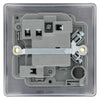 BG Nexus Antique Brass 13A Neon Switched Fused Connection Unit NAB52 with 35mm Steel Back Box
