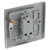 BG Nexus Black Nickel 20A, 16AX 2 Way Single Light Switch NBN12 and 25mm Steel Back Box
