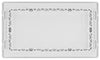 BG Evolve PCDBS95W Double Blank Plate - Brushed Steel (White)