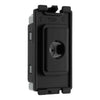 BG RPCDBFLEX Evolve Grid Black 10mm Flex Outlet Module