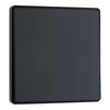 BG Evolve Matt Grey Intermediate Edge to Edge Rocker Switch PCDMG13EB with 25mm Steel Back Box