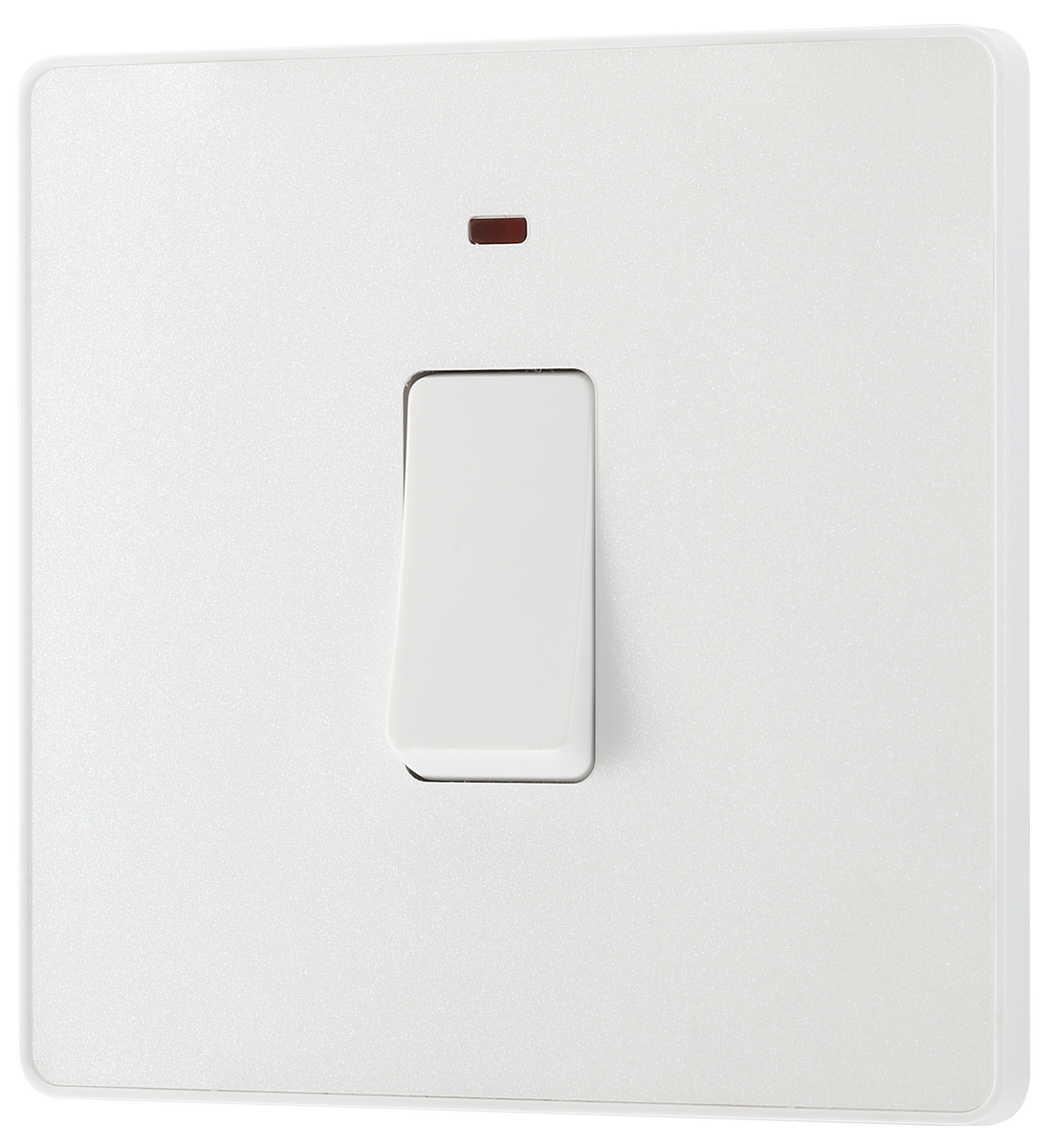 BG PCDCL31W Pearlescent White Evolve 20A 2 Pole LED Switch - White ...
