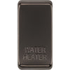 BG RRWHBN Nexus Grid Black Nickel 'WATER HEATER' Rocker