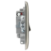 NBI50 Side - This switched and fused 13A connection unit from British General provides an outlet from the mains containing the fuse and is ideal for spur circuits and hardwired appliances.