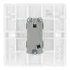 BG Nexus Single 1 Way Light Switch 1 Gang 10AX White & 32mm Pattress Back Box