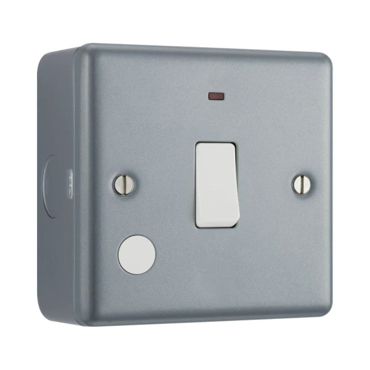 BG MC531 Metal Clad | 1 Gang 20A Flex Outlet Neon Switch