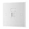 BG 9RJ45/1 Moulded Square Edge | White | 1 Gang RJ45 Screw Terminal Telephone Socket
