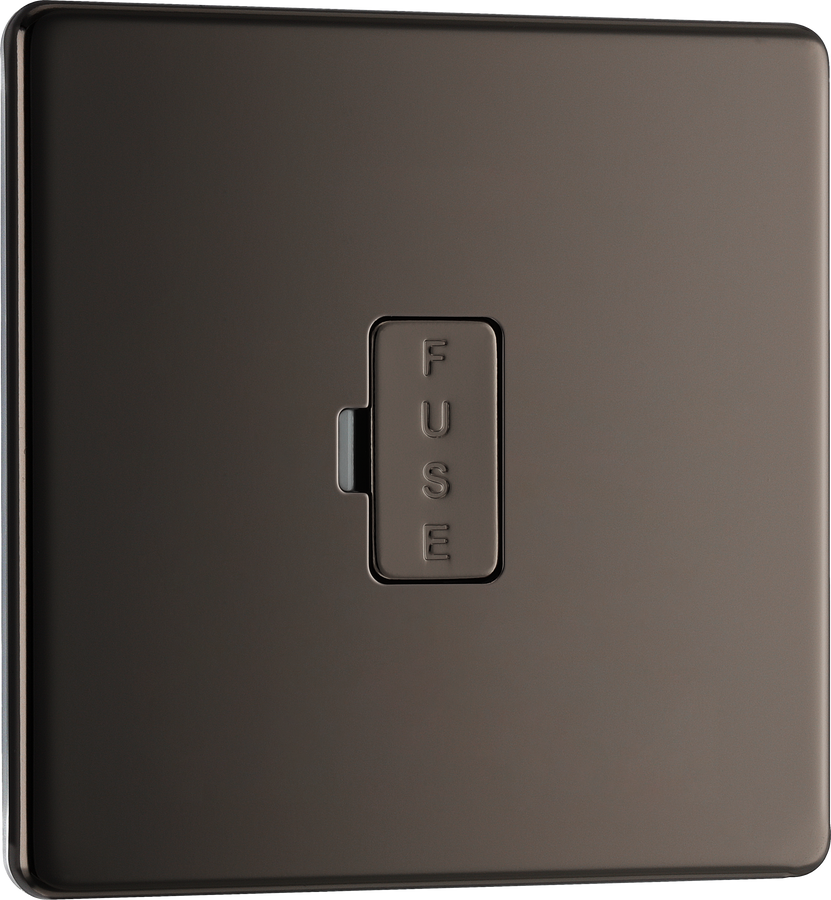 FBN54 Front - This 13A fused and unswitched connection unit from British General provides an outlet from the mains containing the fuse ideal for spur circuits and hardwired appliances.
