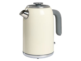 1.8L Kettle (Hertford / SD-259B) in Cream & Chrome - UK Plug