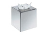 Corby Devon Cube Tissue Box Cover in Chrome