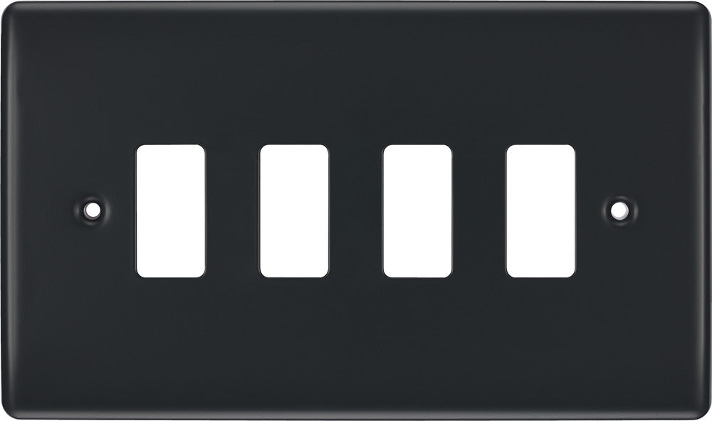 BG RPM4 Nexus Grid Part M | 4 Module Front Plate– The Electrical Outlets