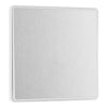 BG Evolve Brushed Steel 2 Way Single Edge to Edge Rocker Switch PCDBS12EW with 25mm Steel Back Box