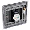 BG Nexus Matt Black 1 Gang RJ45 Single Data Outlet NFBRJ451 with 35mm Steel Back Box