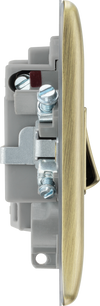 NAB50 Side - This switched and fused 13A connection unit from British General provides an outlet from the mains containing the fuse and is ideal for spur circuits and hardwired appliances.