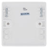 BG 894 Moulded Round Edge | White | 1 Gang Blank Plate